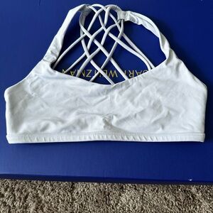 Lululemon Athletica White Strappy Sports Bra